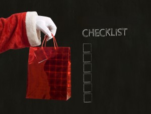 holiday checklist